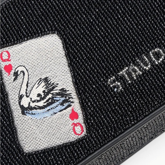 STAUD BEADED TOMMY BAG HOUSE OF CARDS - Picture 4 of 13